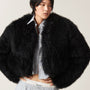 Black Goatskin Kidassia Jacket