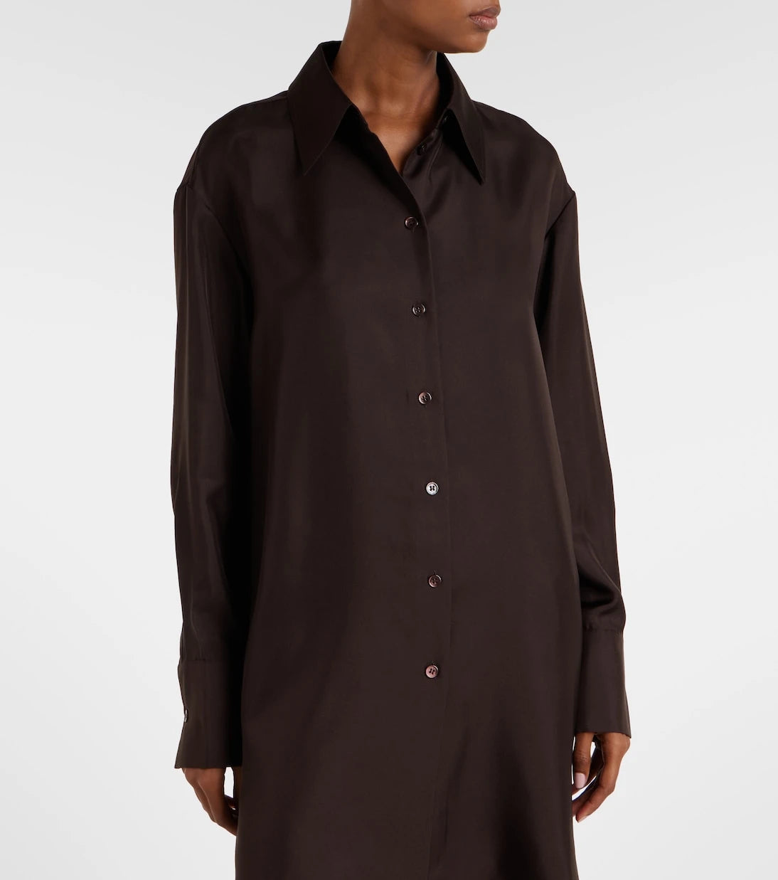 Róhe - Oversized silk shirt