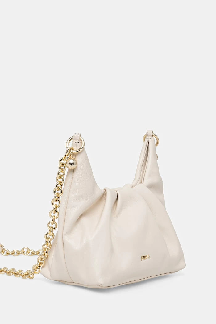 Furla чанта crossbody дамска от кожа Delia Mini Shoulder