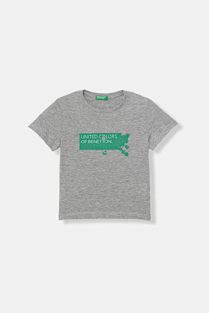 United Colors of Benetton тениска за деца с памук