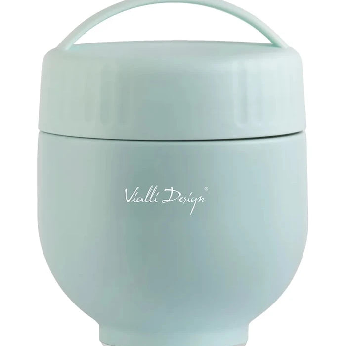 Термос с контейнер и лъжица Vialli Design Fuori 680 ml