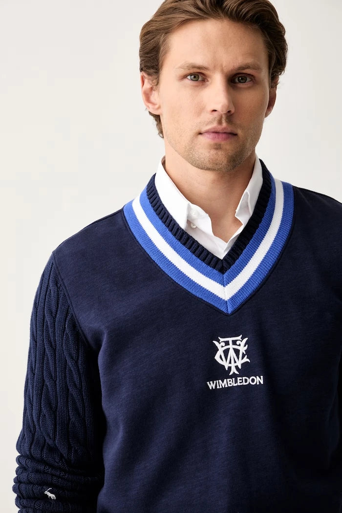 Polo Ralph Lauren пуловер мъжки от памук Wimbledon