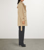 Burberry Yellow Gabardine Chelsea Short Trench Coat