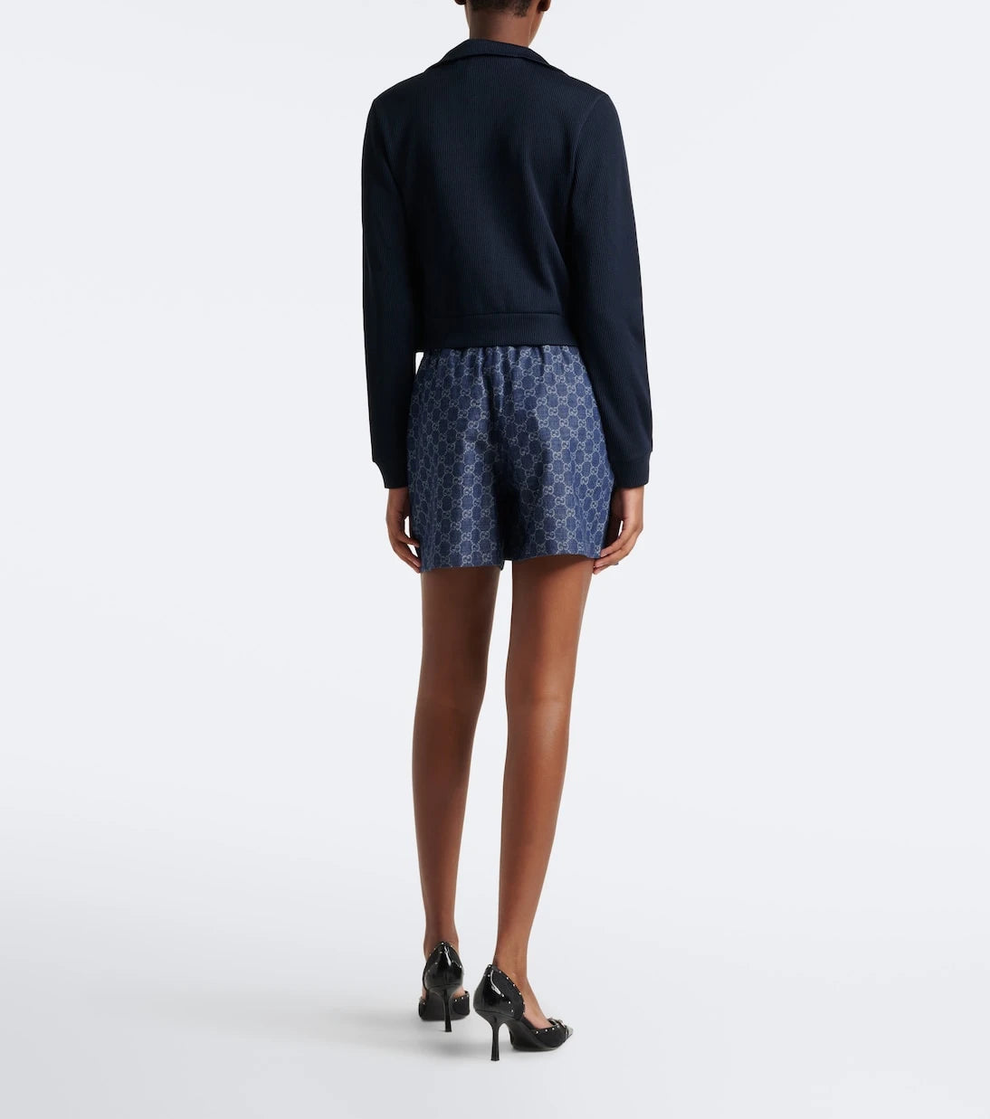 Gucci - GG denim shorts