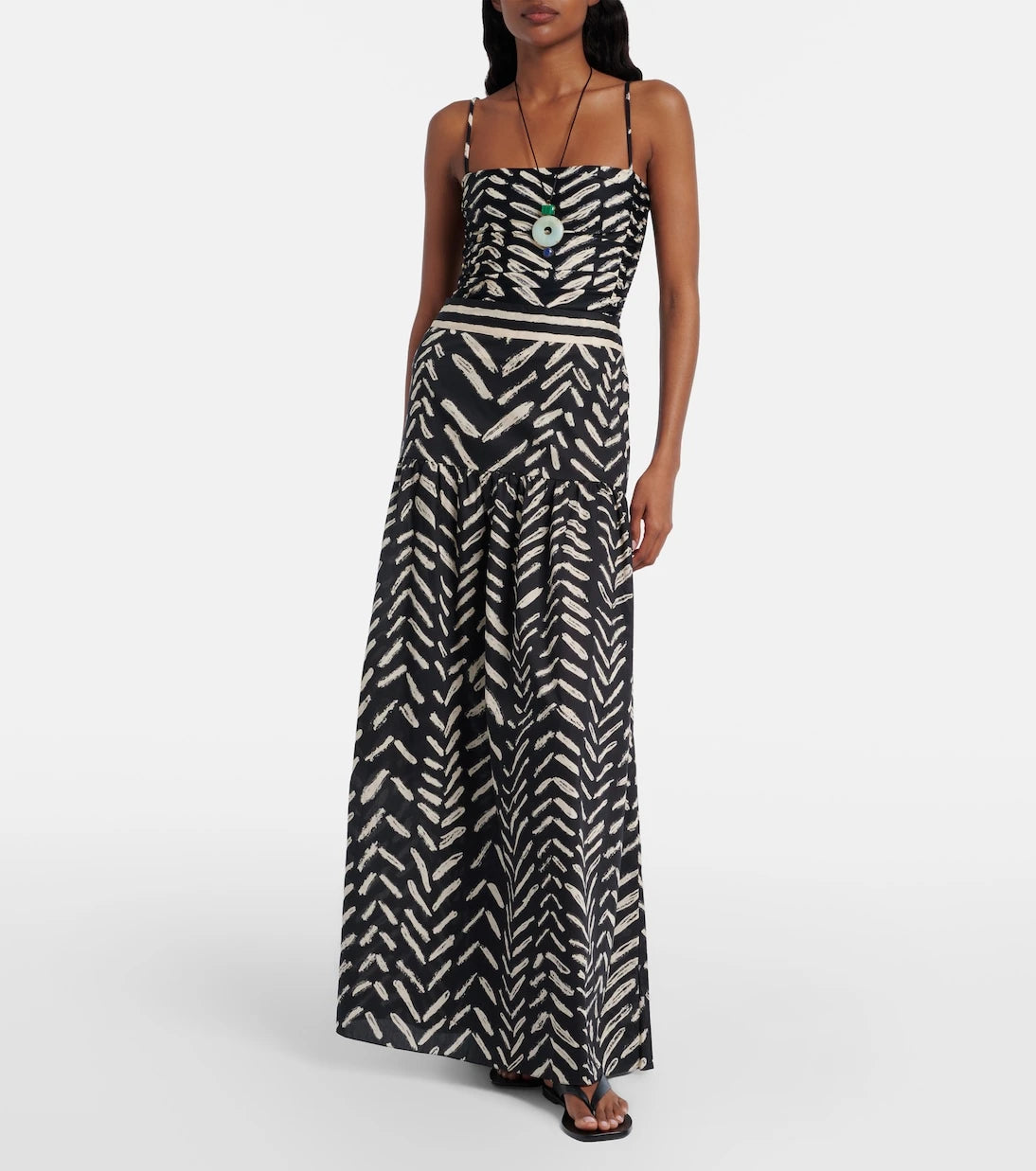Johanna Ortiz - Printed cotton maxi skirt