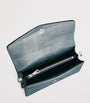 Aspinal Of London Leather Snakeskin-Embossed Eliza Clutch Bag