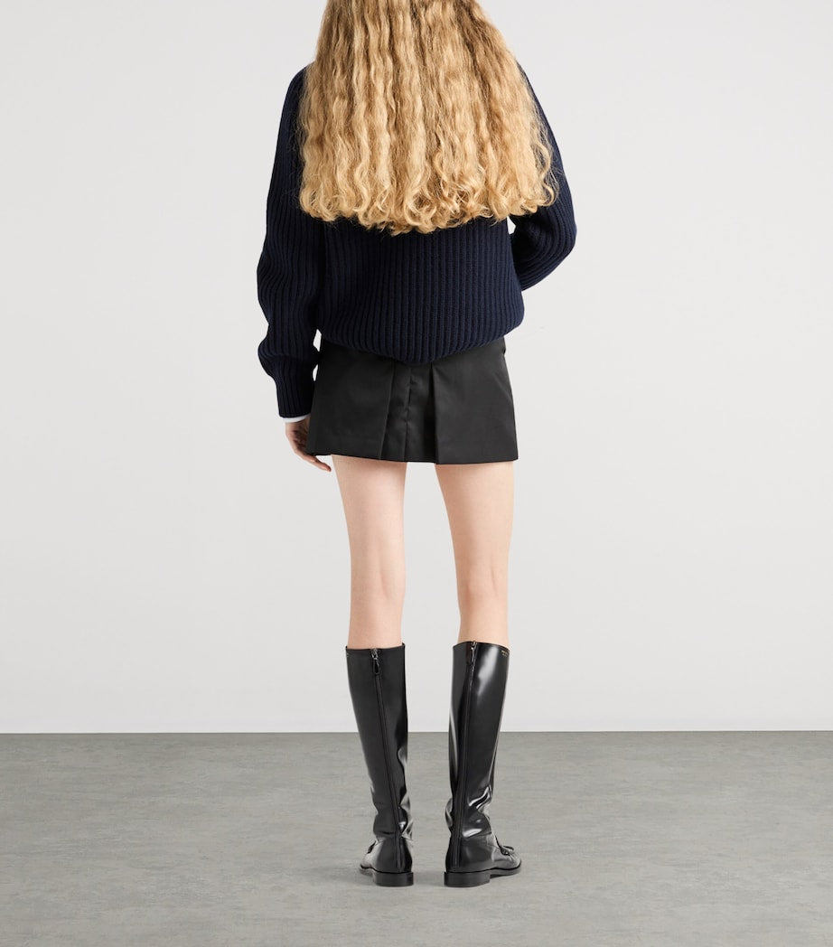 Prada Black Re-Nylon Mini Skirt