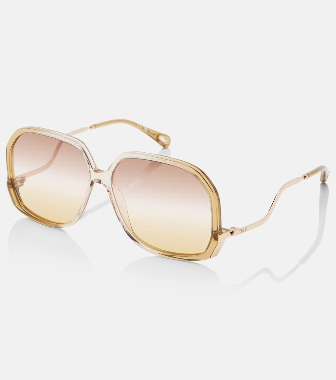 Chloé - Wavy square sunglasses
