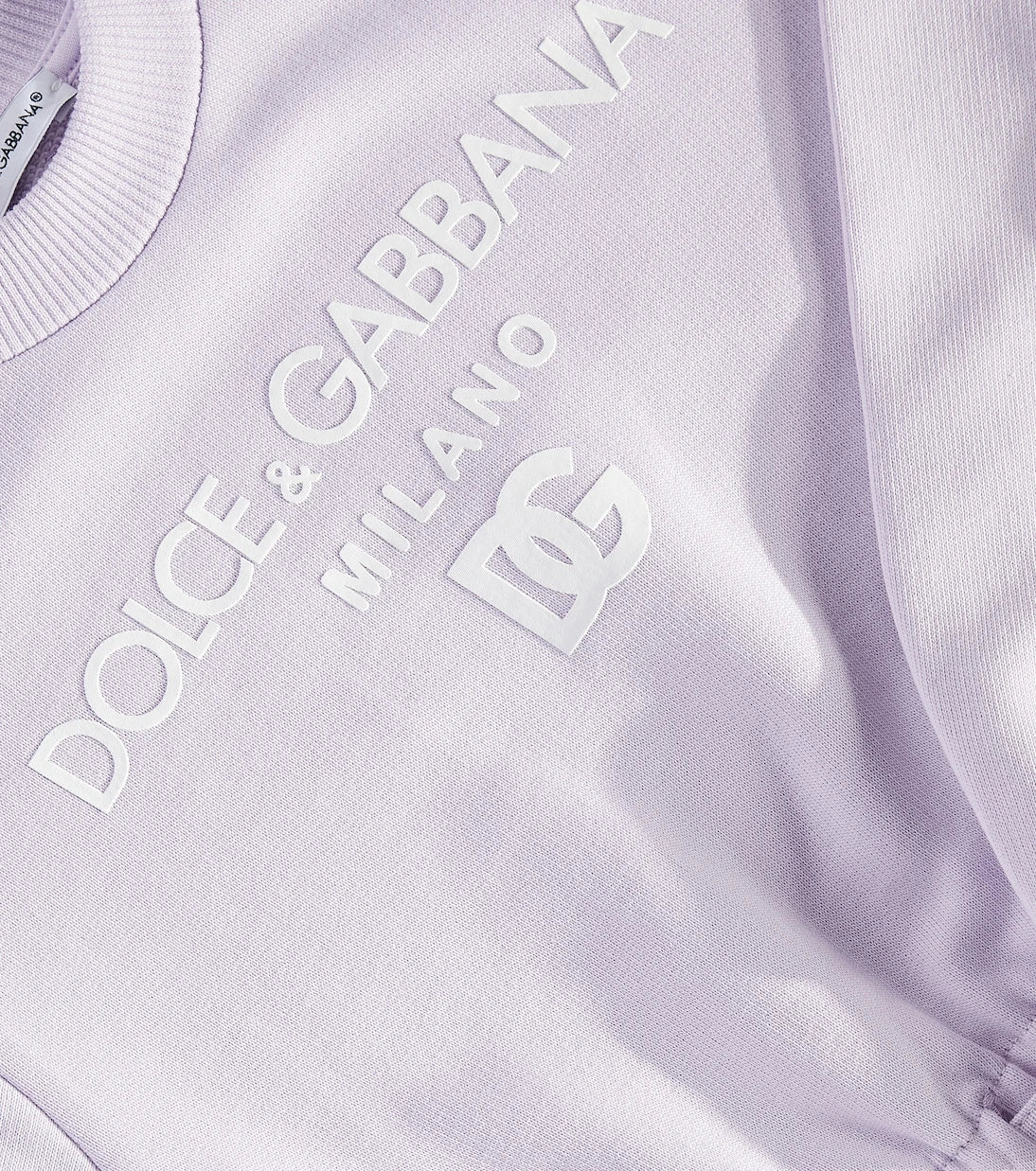 Dolce&Gabbana Kids - Logo cotton jersey dress