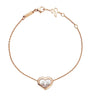 Rose Gold and Diamond Happy Diamonds Icons Bracelet