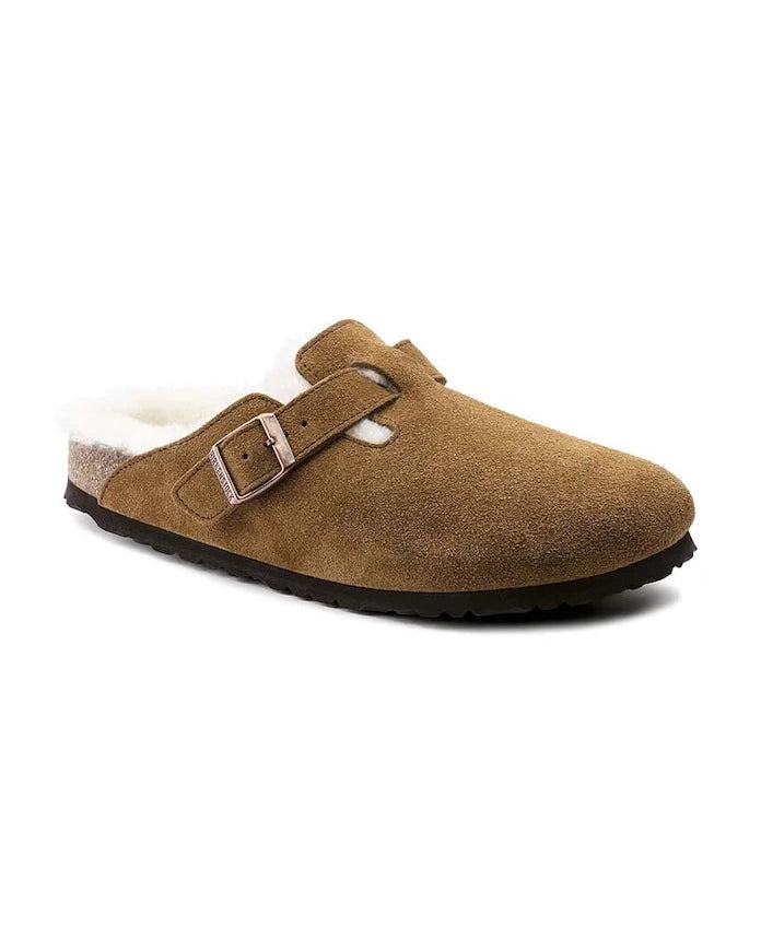 Велурени чехли Birkenstock Boston