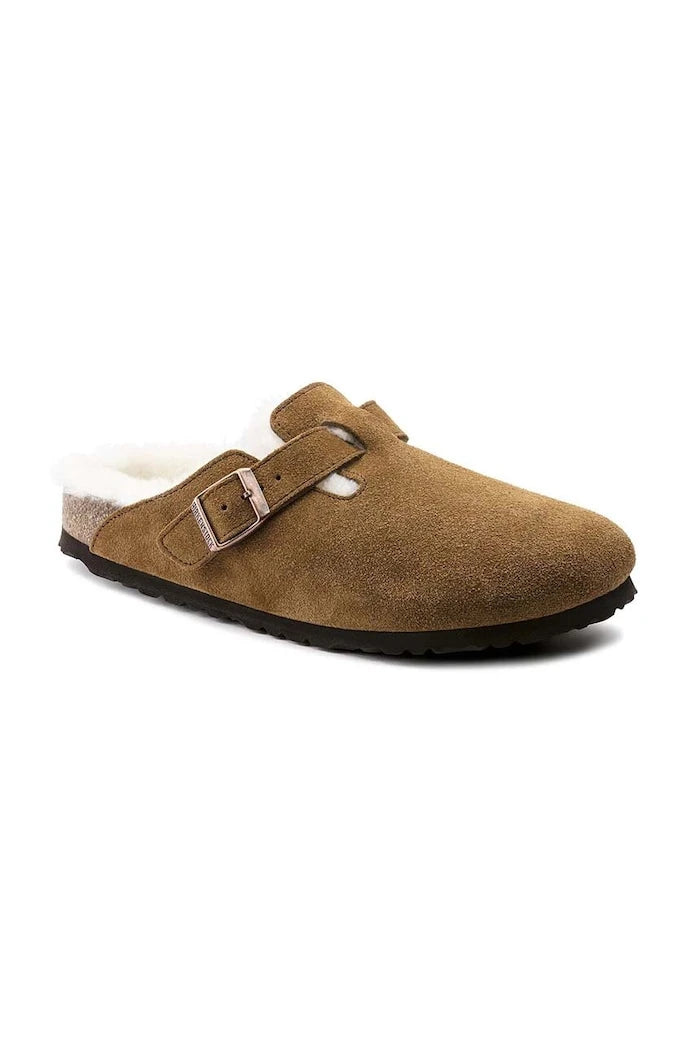 Велурени чехли Birkenstock Boston