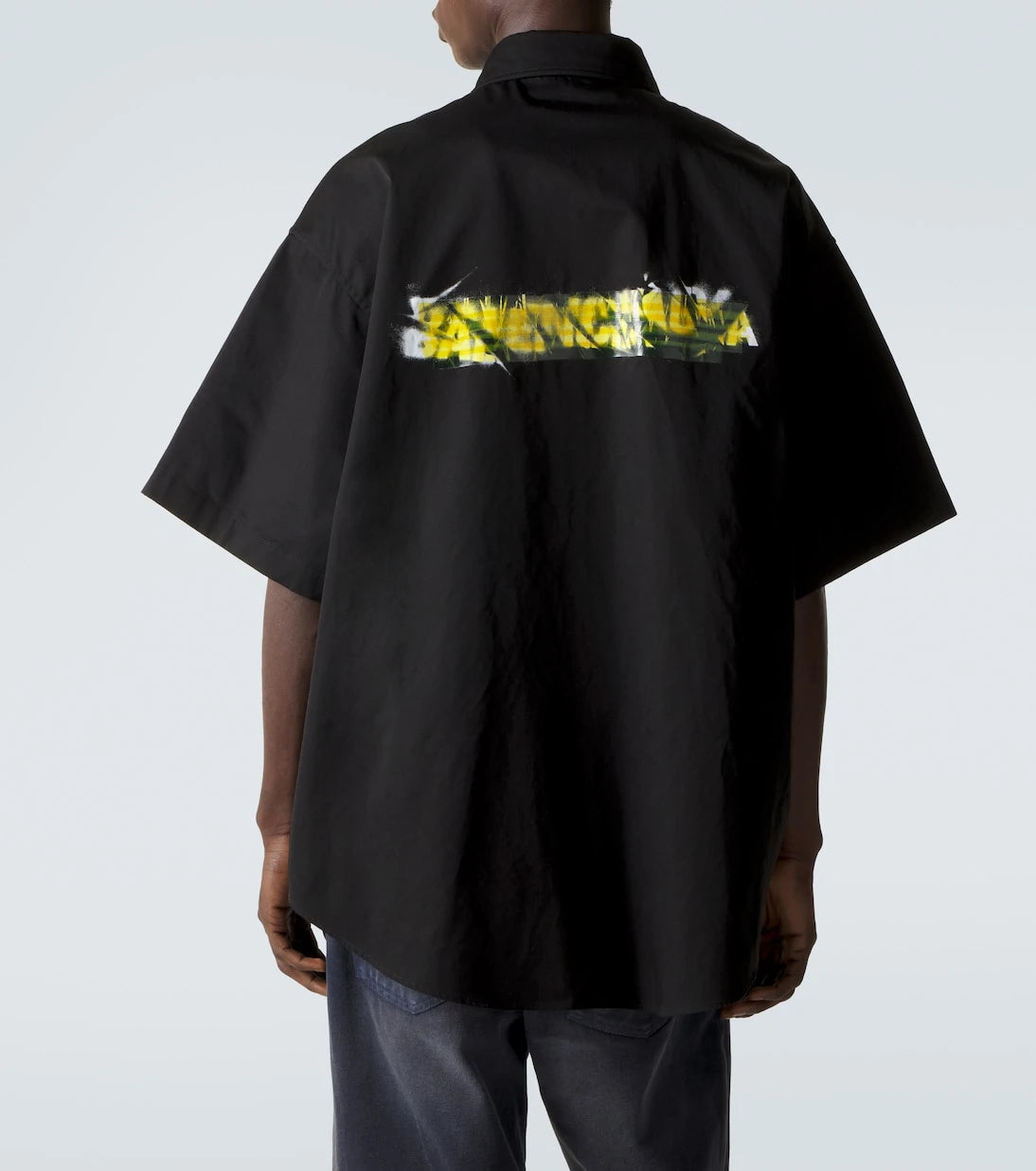 Balenciaga - Logo cotton twill shirt