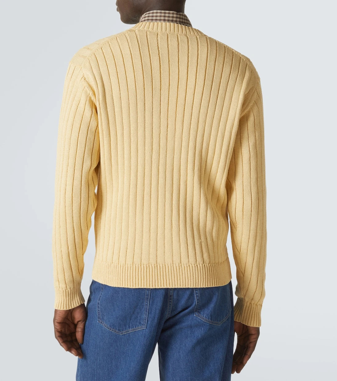 Auralee - Ribbed-knit cotton cardigan