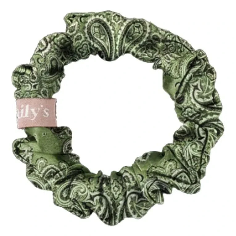 Emily's Pillow - Chouchou Silk bandana - Small | Green