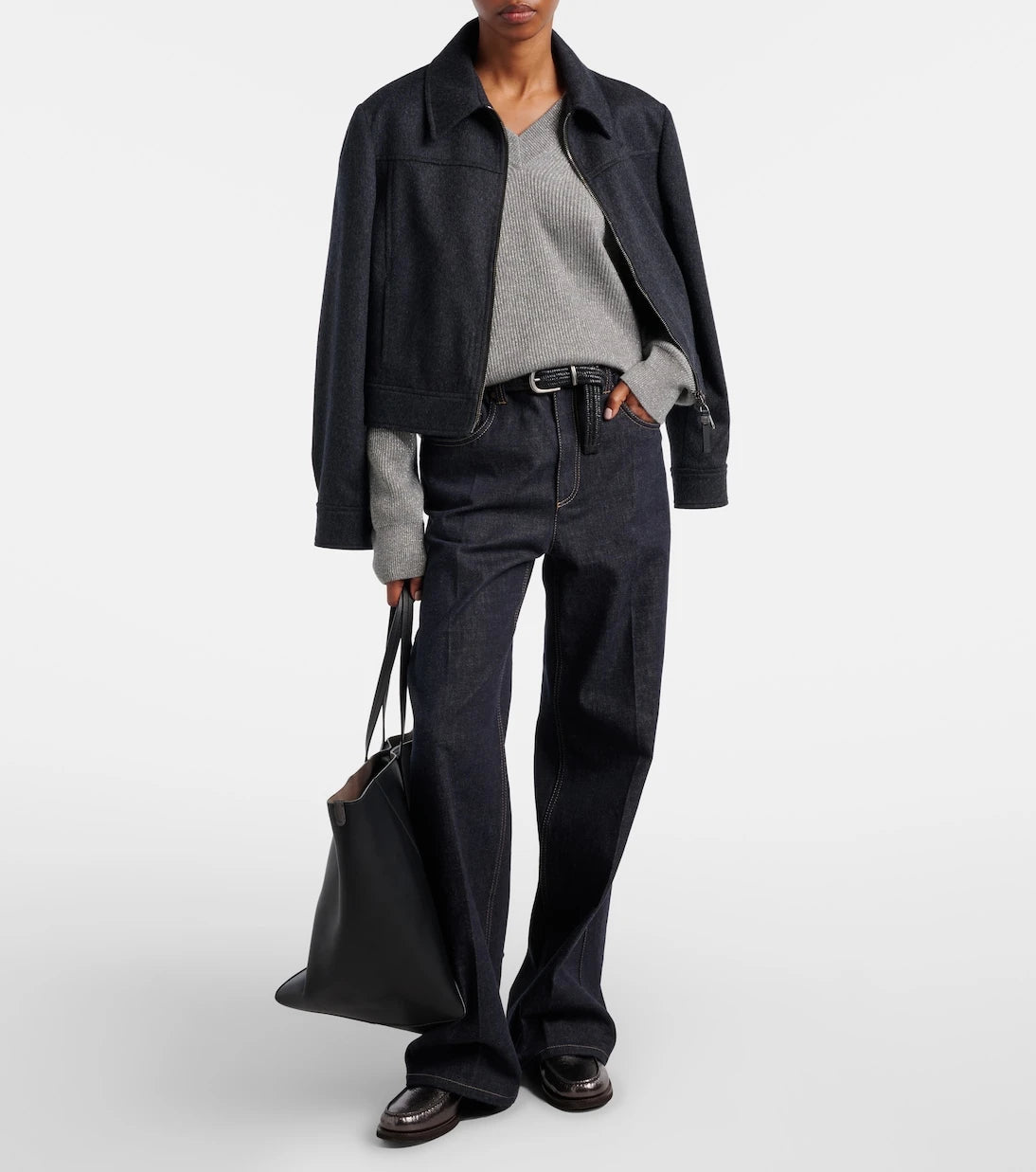 Brunello Cucinelli - Ribbed-knit cashmere-blend sweater