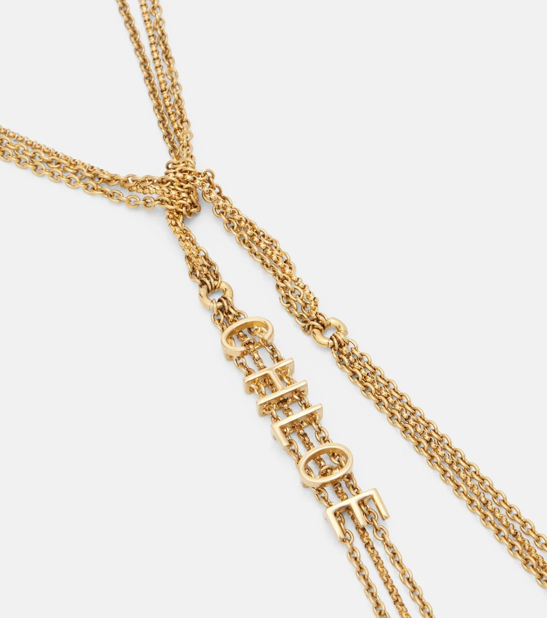 Chloé - Laiton chain necklace