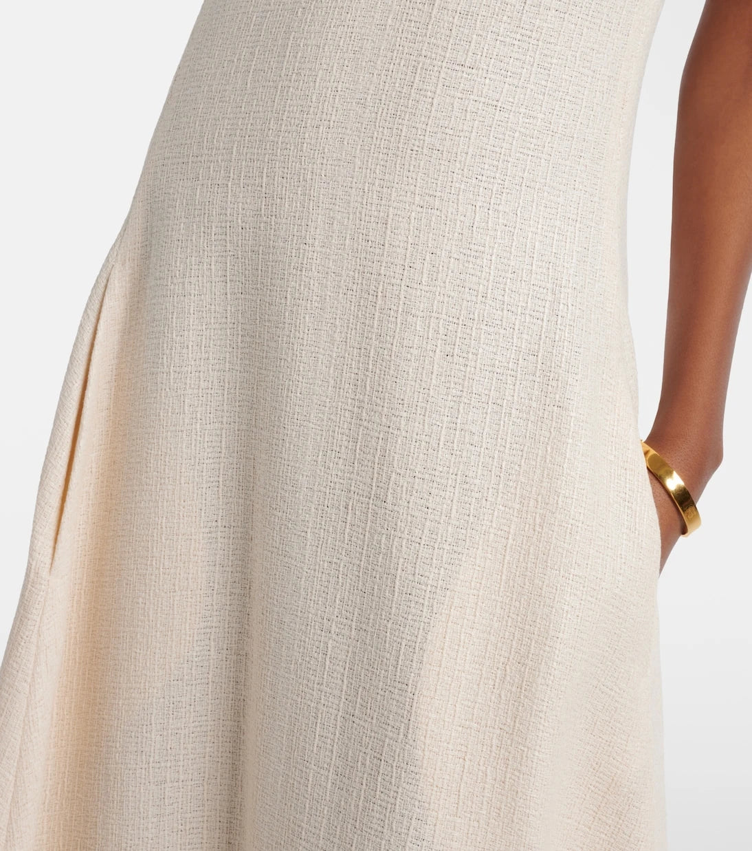 Toteme - Cotton tweed maxi dress