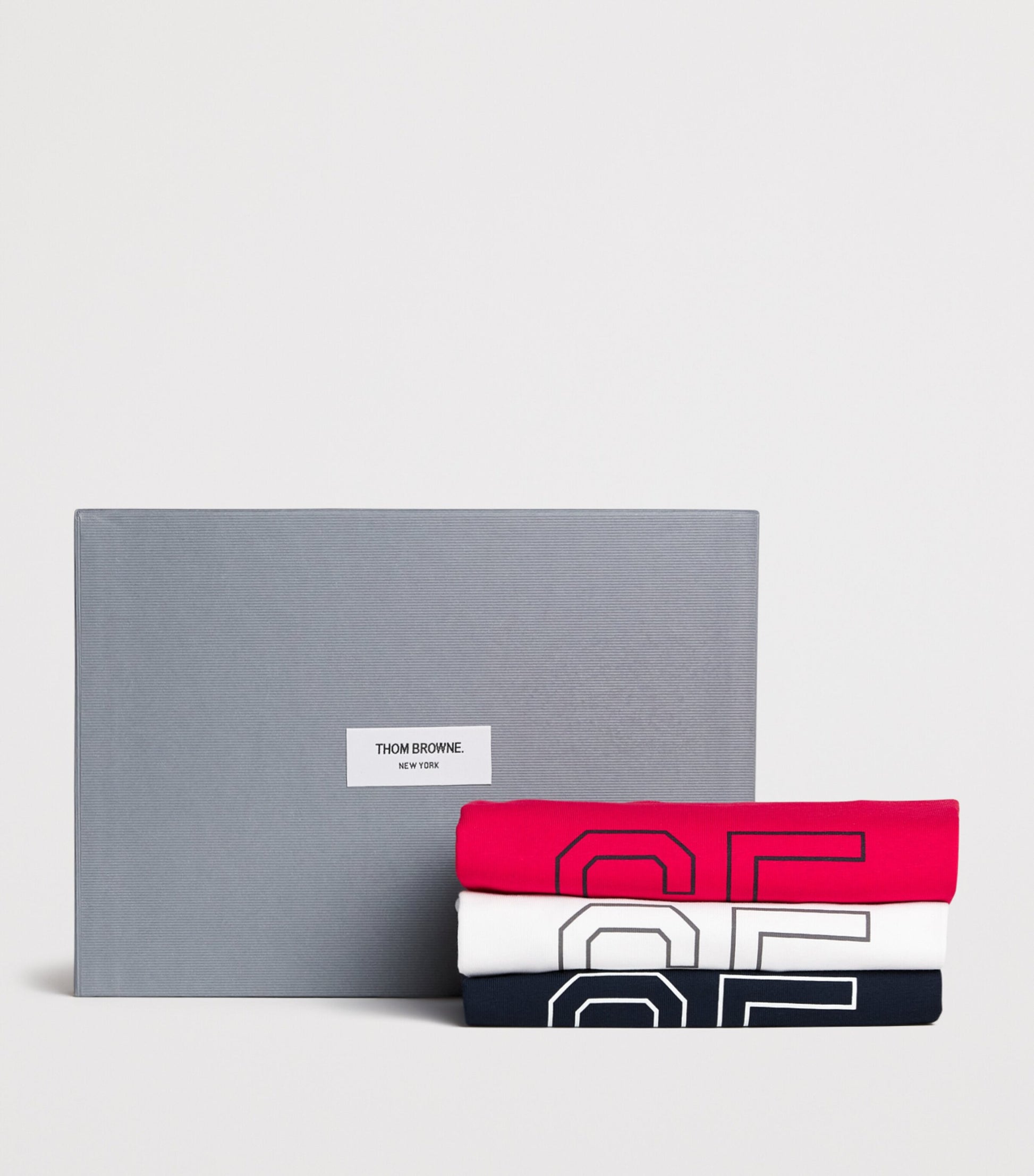 Thom Browne Kids Set of 3 Cotton Logo T-Shirts (2-12 Years)