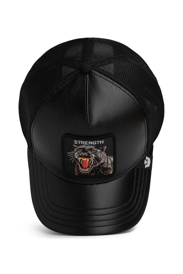 Goorin Bros trucker Faux Leather Panther şapka