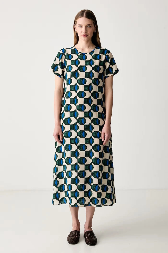 Weekend Max Mara рокля от коприна WKDVINCI