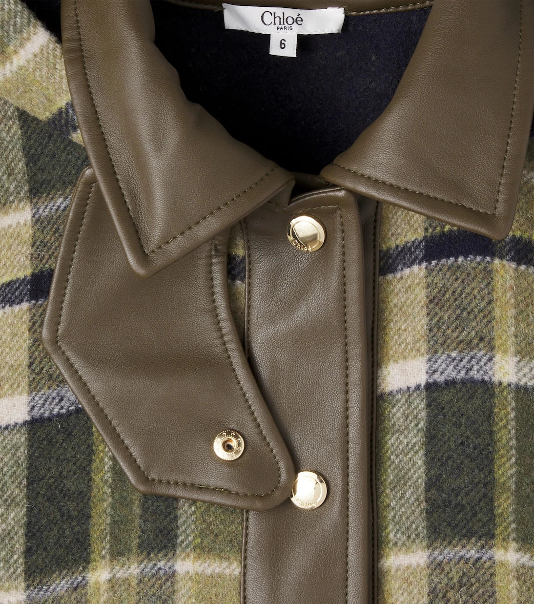 Chloé Kids - Plaid coat