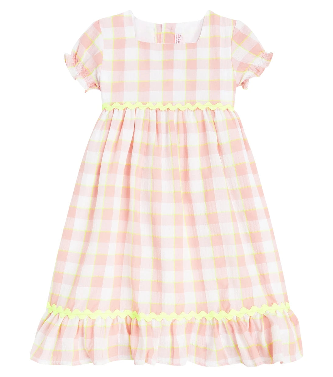 La Coqueta - Gabrielle checked cotton dress
