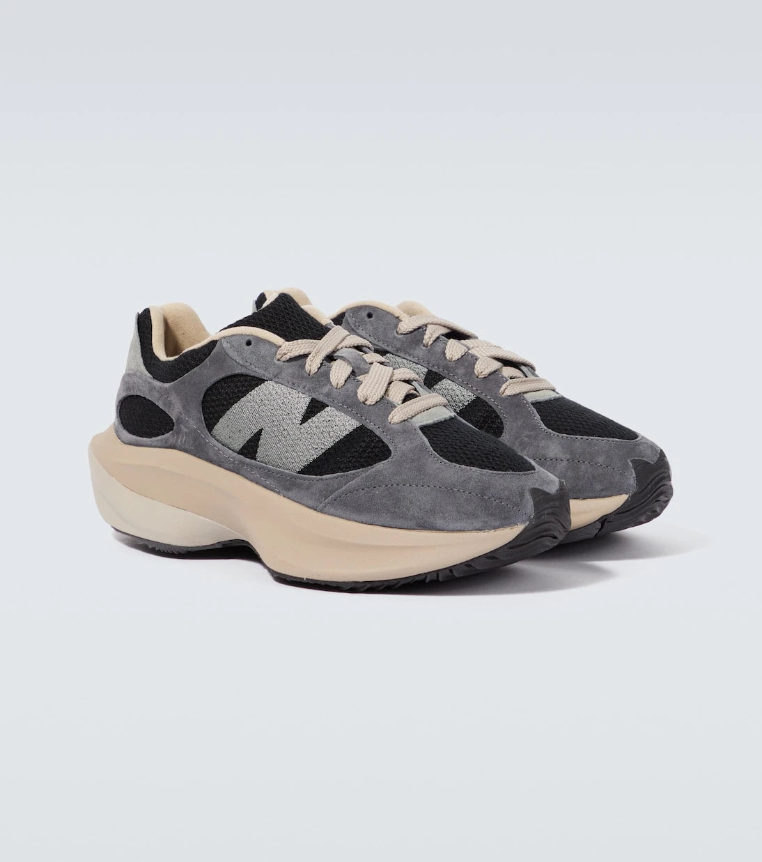 New Balance - WRPD Runner suede-trimmed sneakers