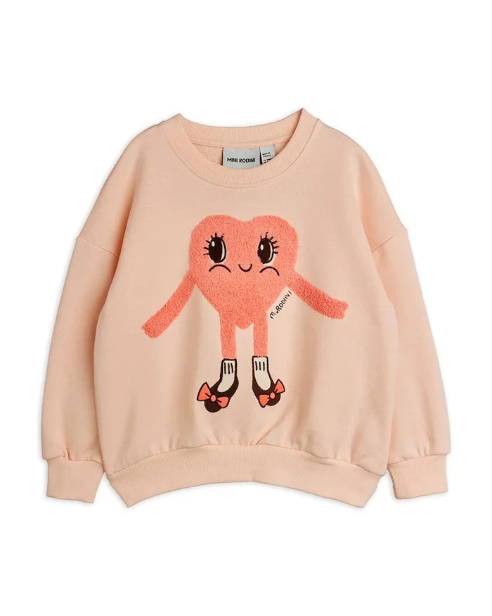 Mini Rodini Heart Çocuk Pamuklu Sweatshirt