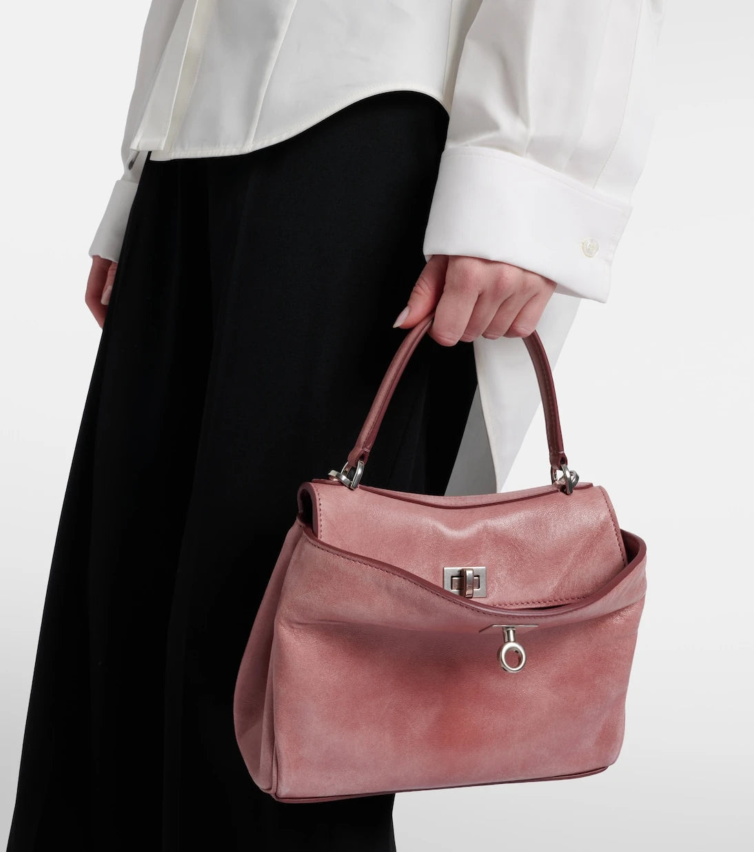 Balenciaga - Rodeo Mini leather top-handle bag