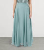 Green Fontana Maxi Skirt