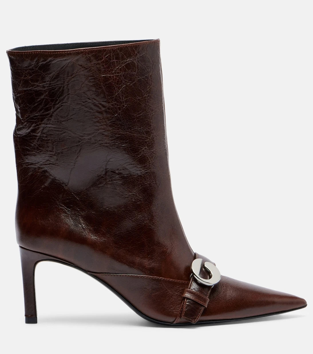 Coperni - Belt leather ankle boots
