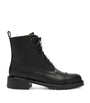Malone Souliers Black Leather-Shearling Miller Ankle Boots