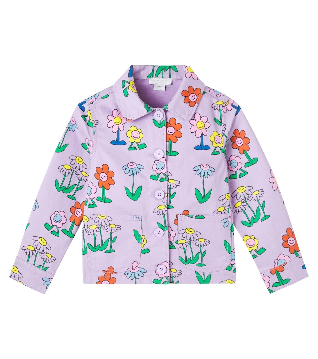 Stella McCartney Kids - Floral cotton-blend shirt
