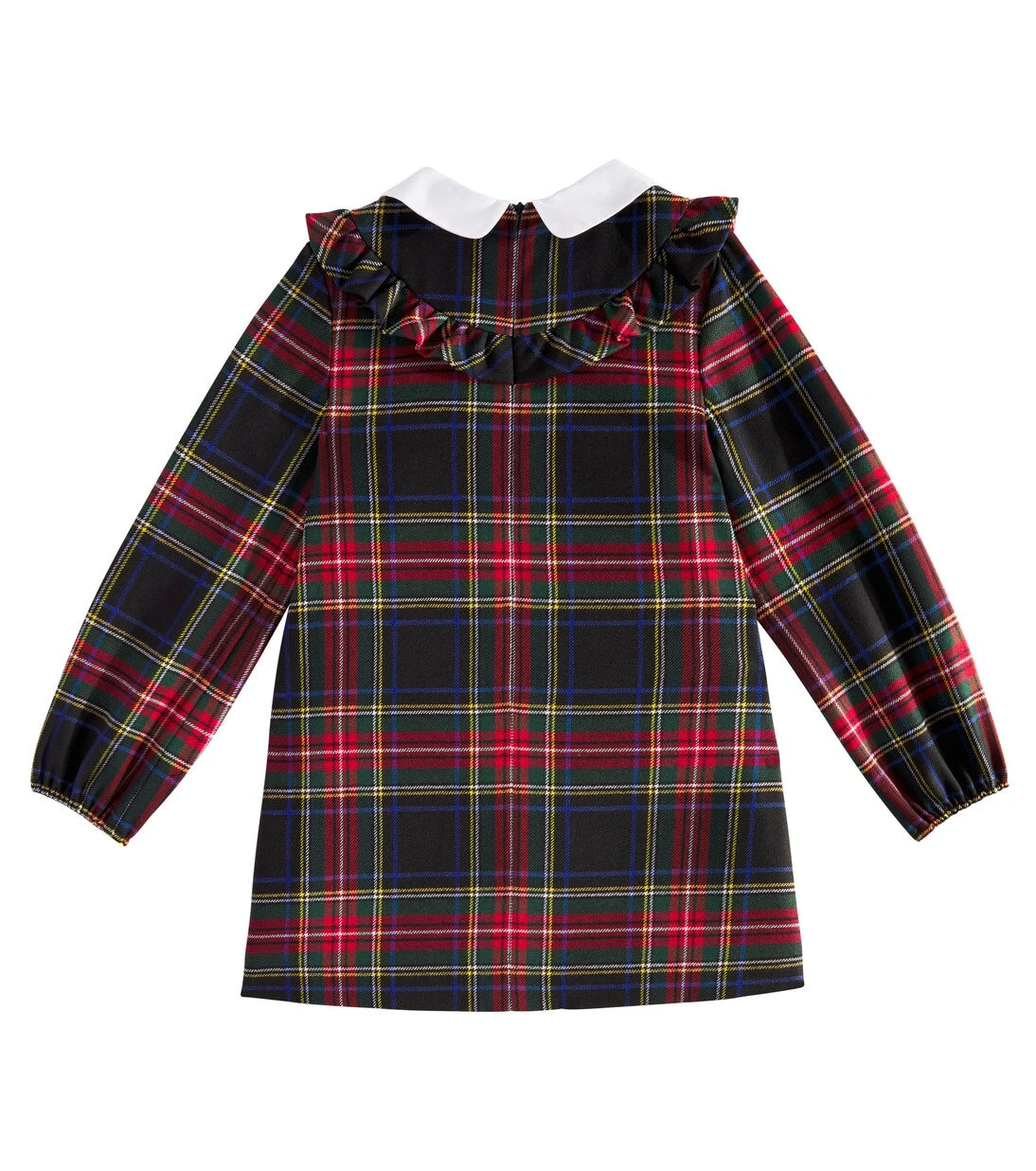 Dolce&Gabbana Kids - Plaid wool-blend dress
