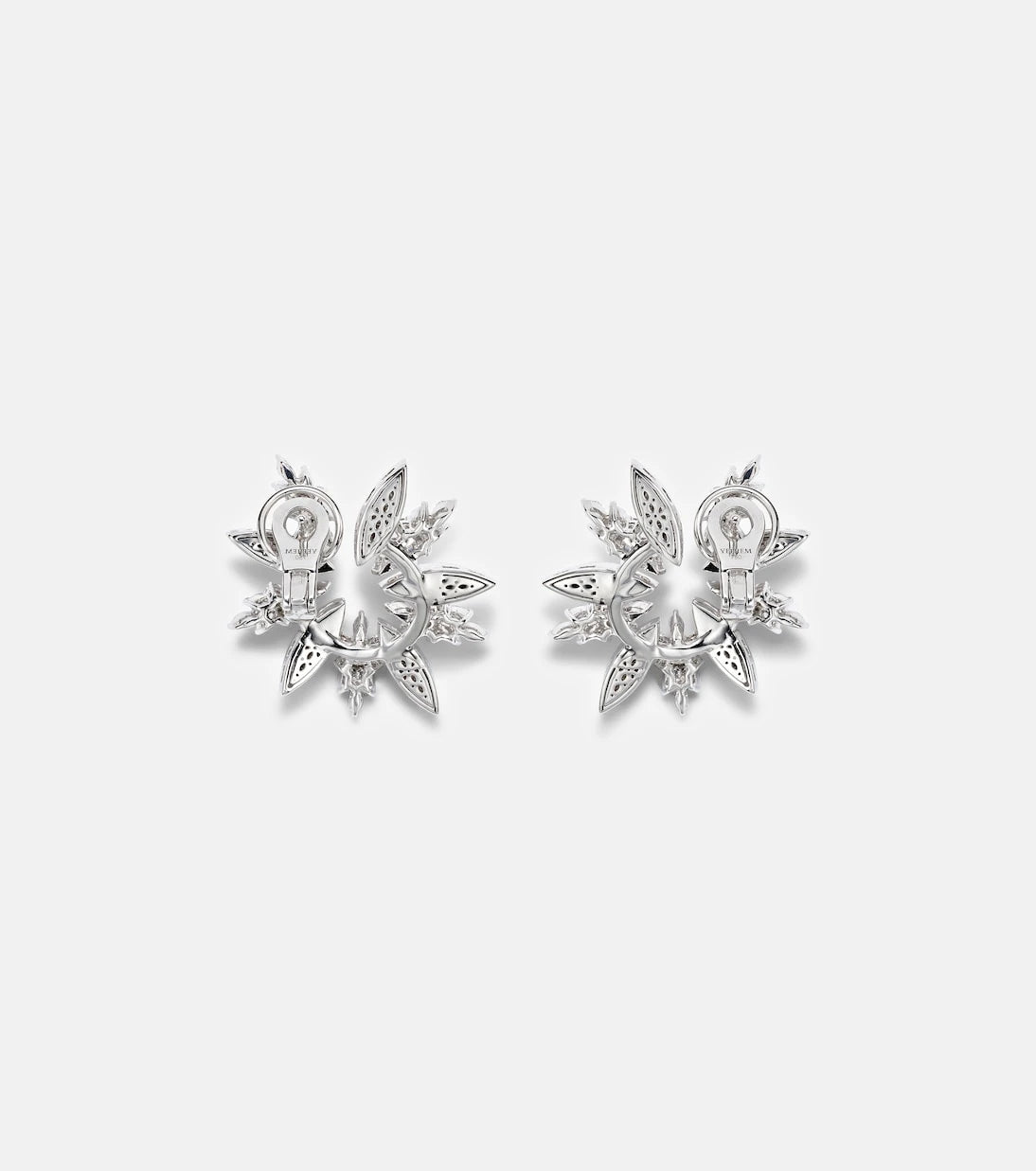 Yeprem - Y-Couture 18kt white gold earrings with diamonds