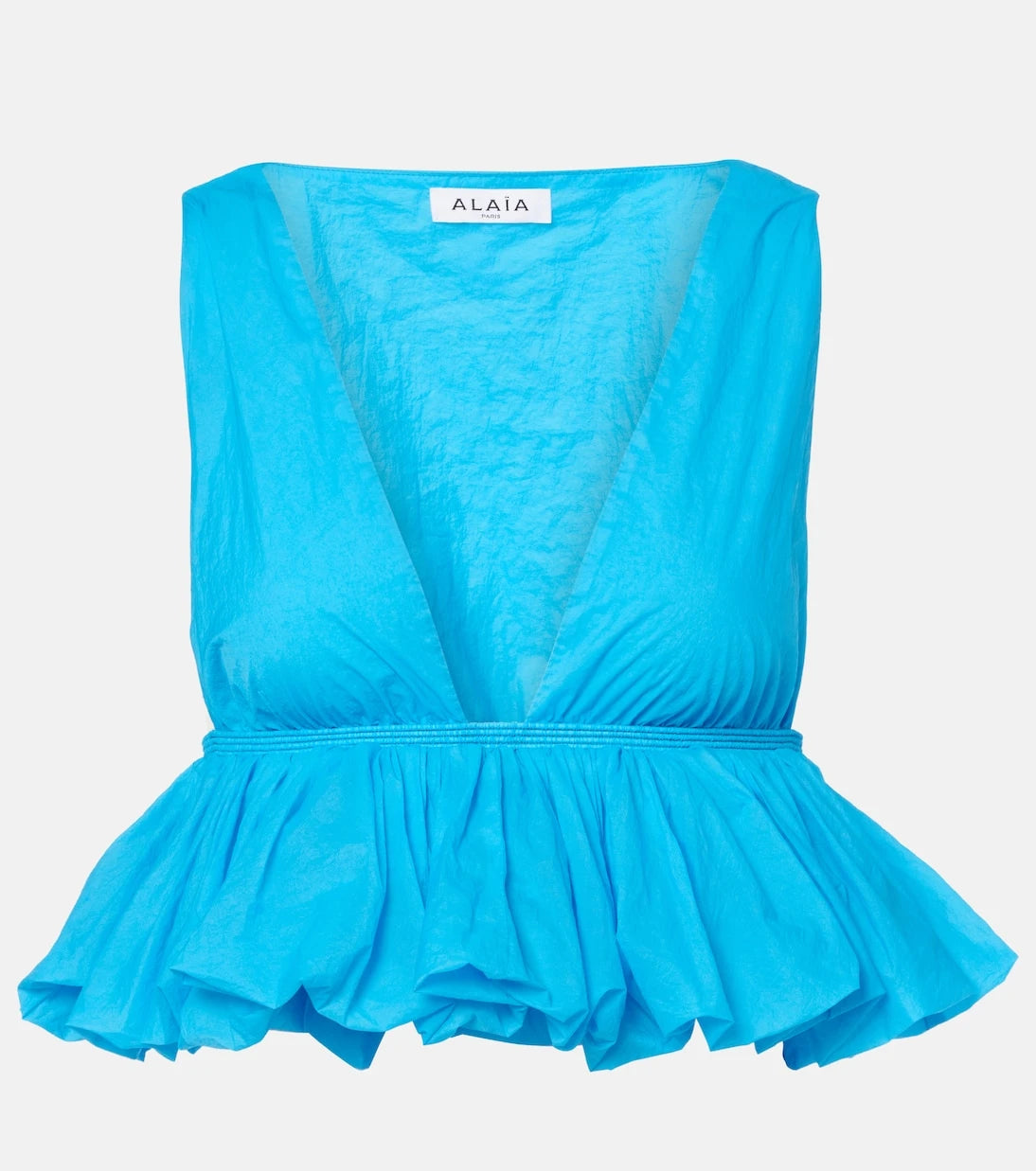 Alaïa - Gathered crop top