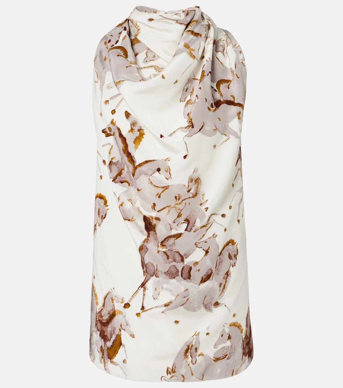 Altuzarra - Sleary draped silk top