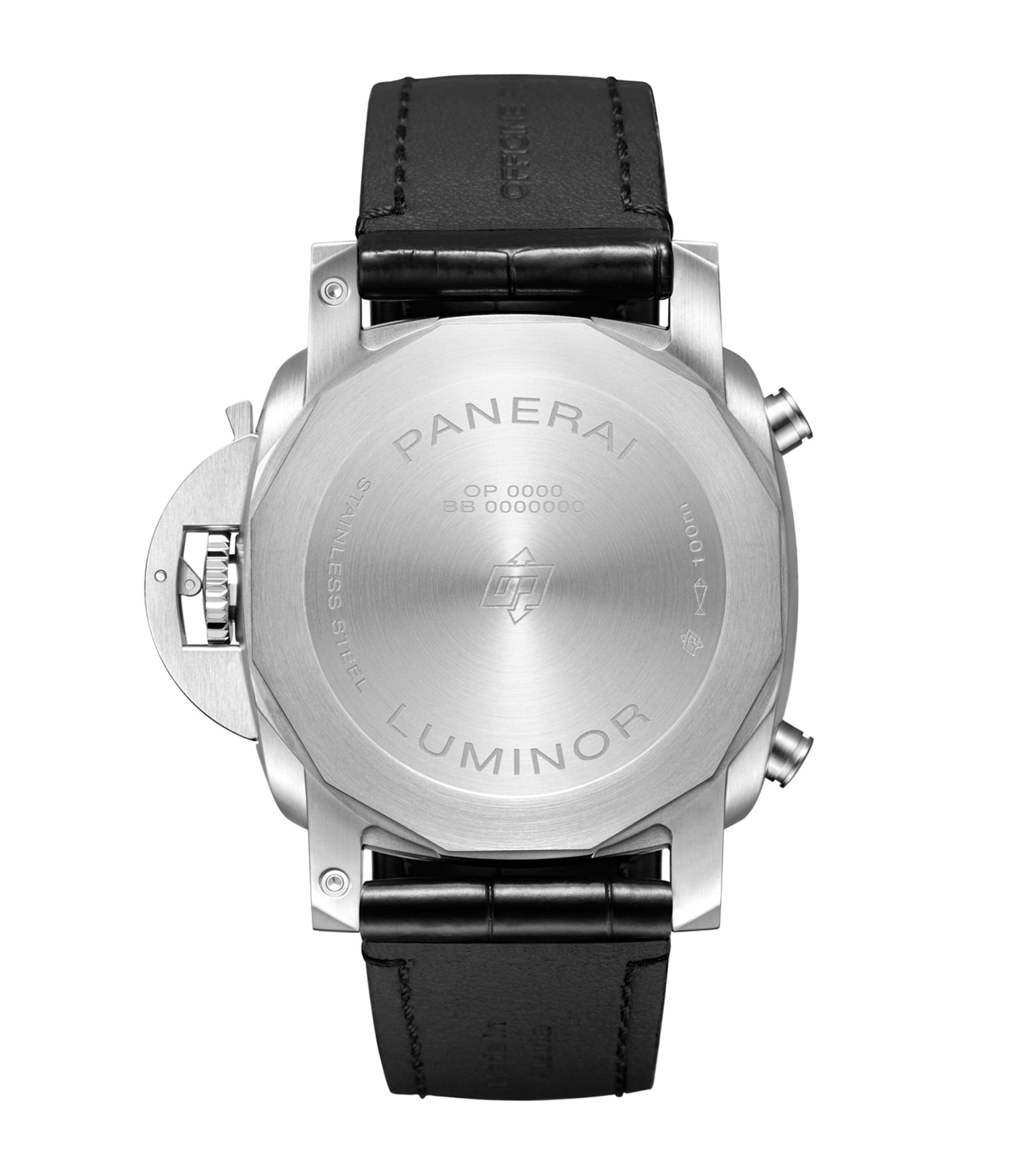 Stainless Steel Luminor Chronograph Watch 44mm