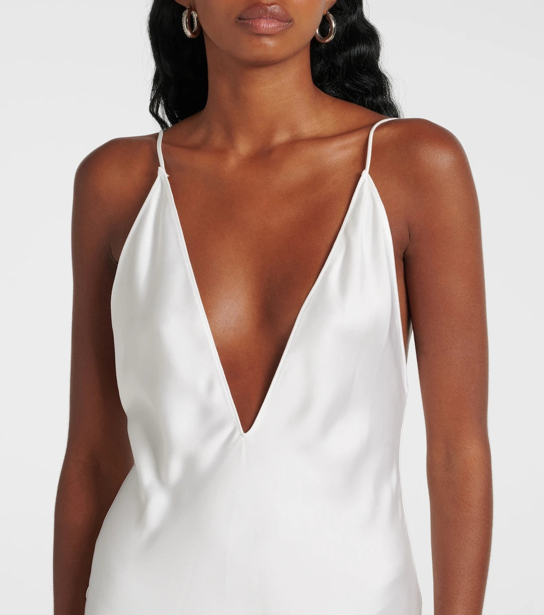 The New Arrivals Ilkyaz Ozel - Open-back satin gown