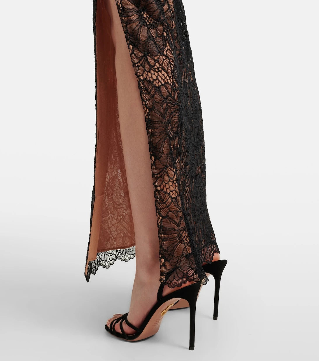 Rotate - Halterneck lace gown