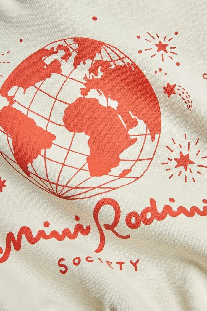 Детски памучен суичър Mini Rodini Mini Rodini society