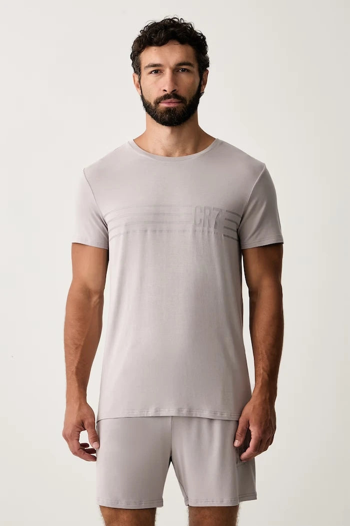 CR7 Cristiano Ronaldo iki parçalı erkek modal pijama x MODAL CONCEPT
