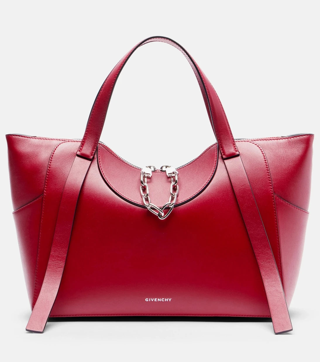 Givenchy - حقيبة يد Snatch Medium من الجلد بمقبض علوي