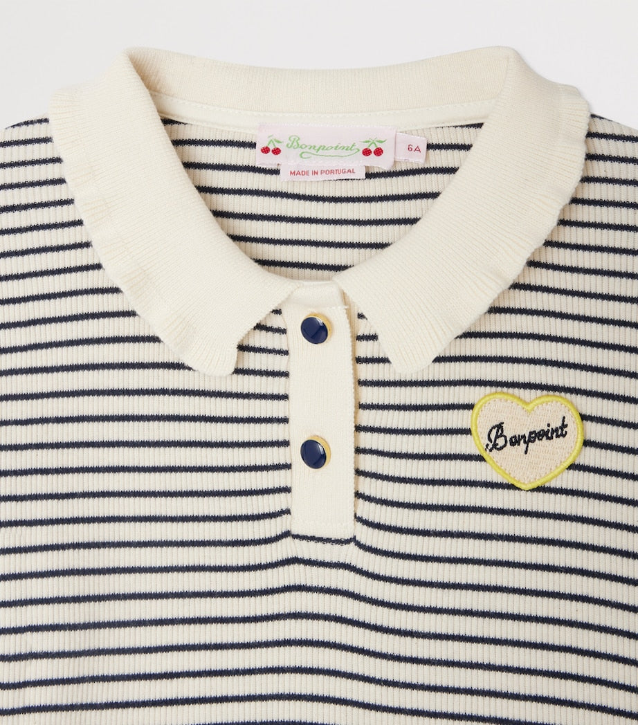 Cotton Stripe Polo Shirt (4-8 Years)