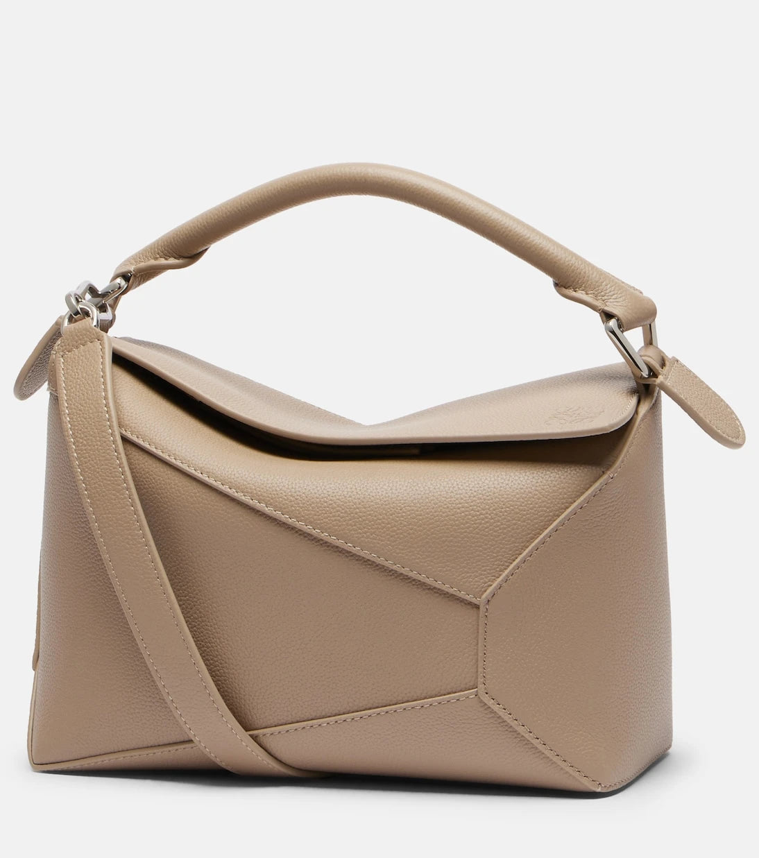 Loewe - حقيبة توت جلد صغيرة Puzzle Edge