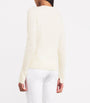 Ivory Cashmere Round-Neck Sweater