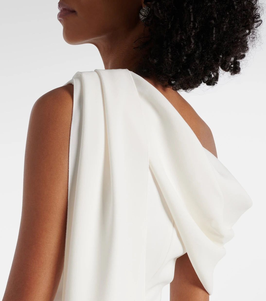 Roksanda - Bridal Maite 2 caped one-shoulder gown