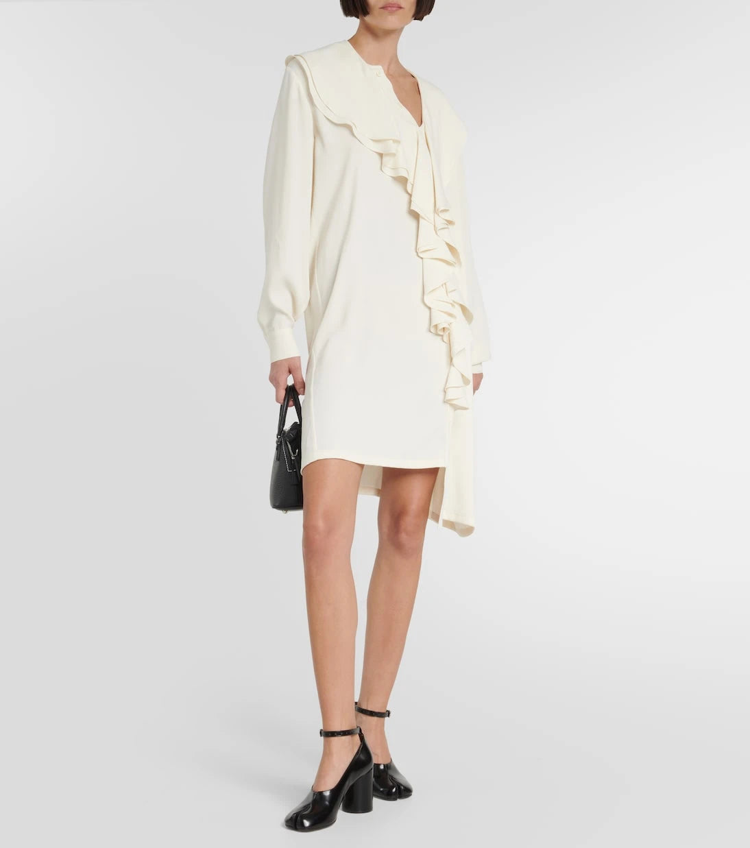 MM6 Maison Margiela - Ruffle-trimmed minidress