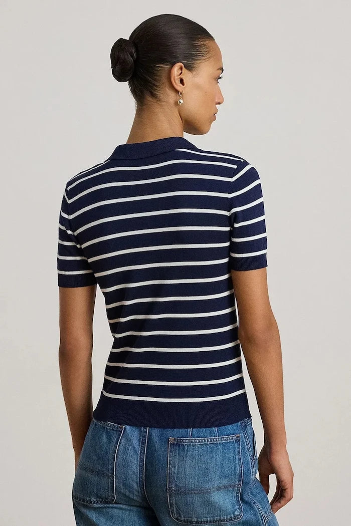 Тениска с яка Lauren Ralph Lauren